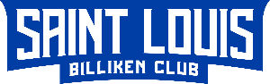 Wordmark reading Saint Louis University Billiken Club