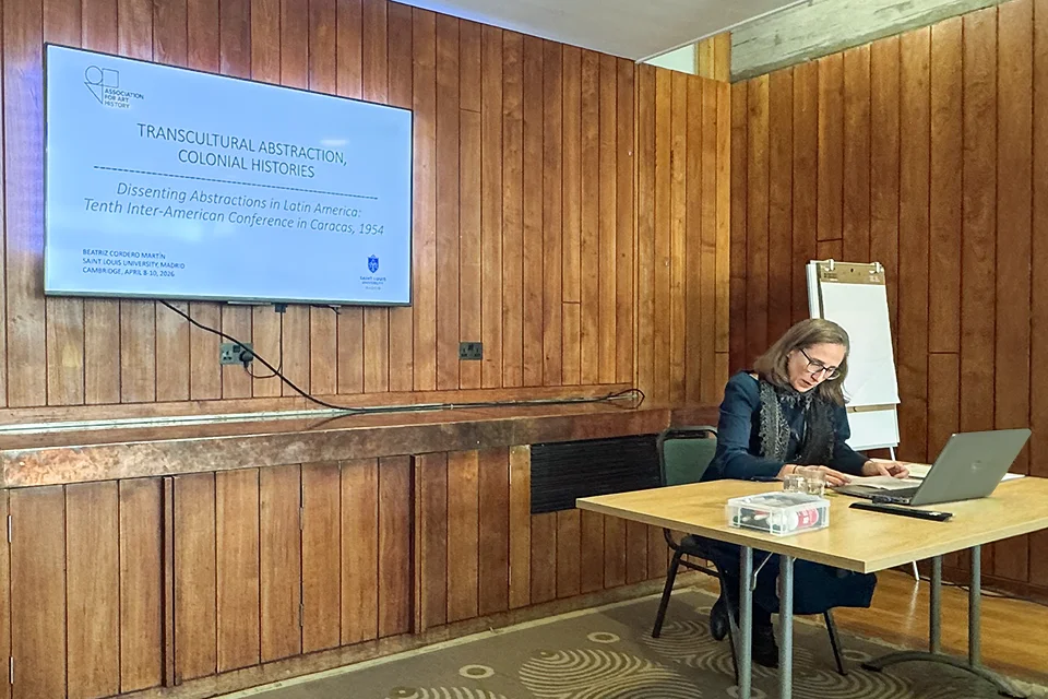 SLU-Madrid Professor Examines Art, Politics and the Cold War at Cambridge