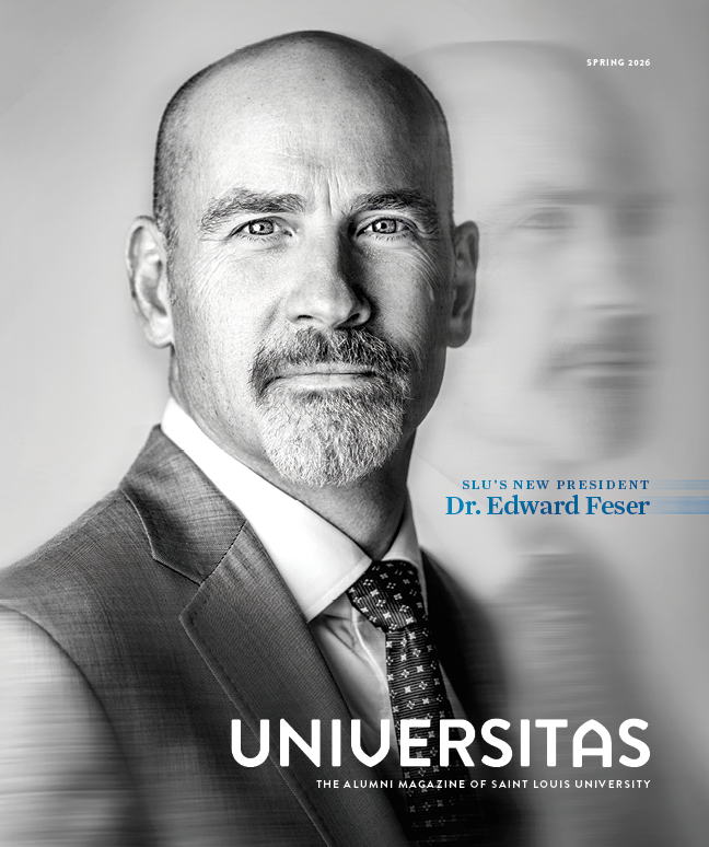 The front cover of the spring 2026 Universitas edition.
